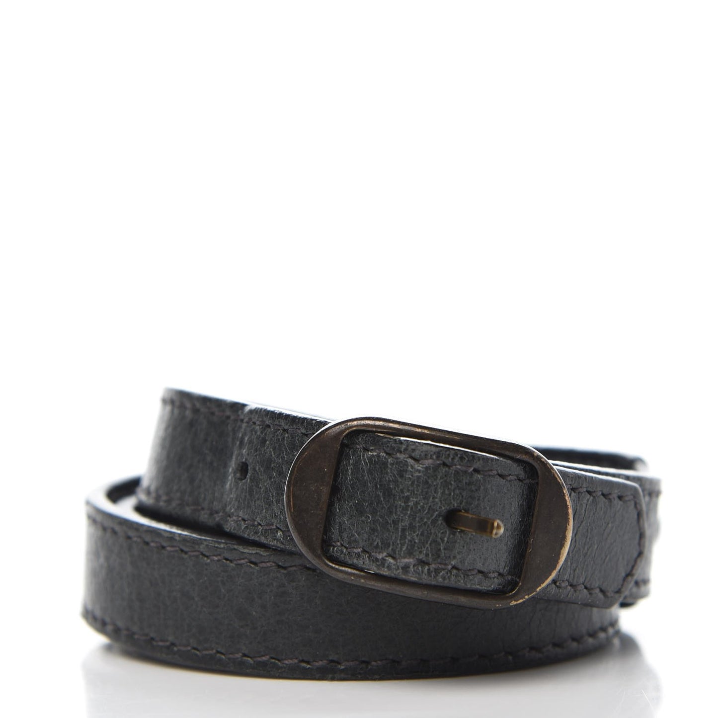 Agneau Triple Tour M Bracelet Nuit Fonce