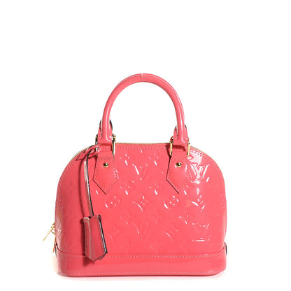 Louis Vuitton Vernis Alma BB Rose Litchi 1 of 7