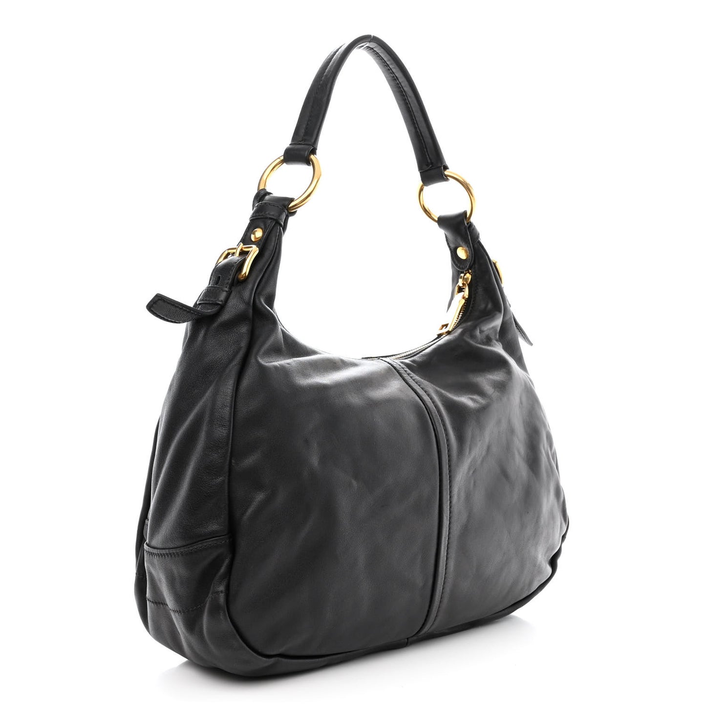 Soft Calf Hobo Black