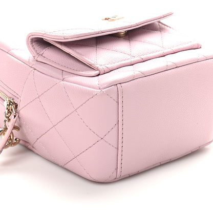 Chanel Caviar Quilted CC Mini Classic Backpack Lilac 9 of 11