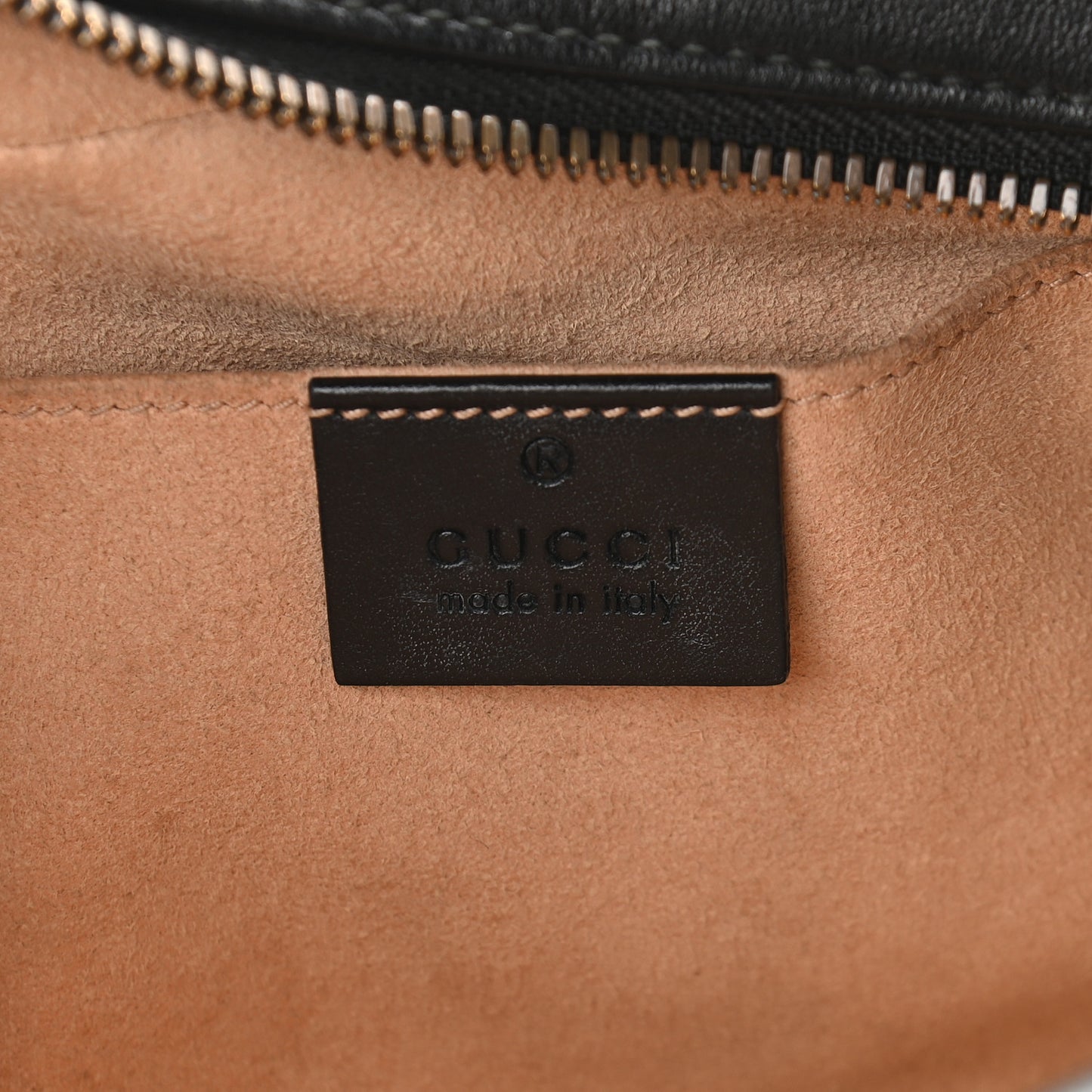 Calfskin Matelasse Small GG Marmont Chain Shoulder Bag Black