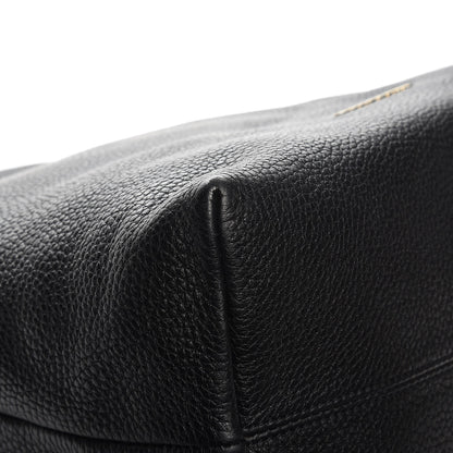 Burberry Grainy Calfskin Medium Cale Hobo Black 9 of 12