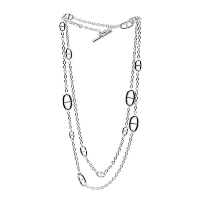 Hermes Sterling Silver Farandole Necklace 120 3 of 6