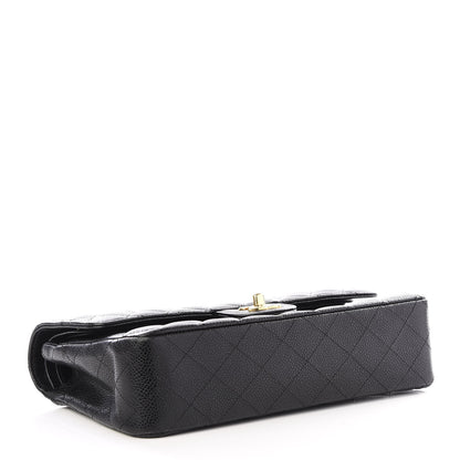 Chanel Caviar Quilted Medium Double Flap Black 3 of 13