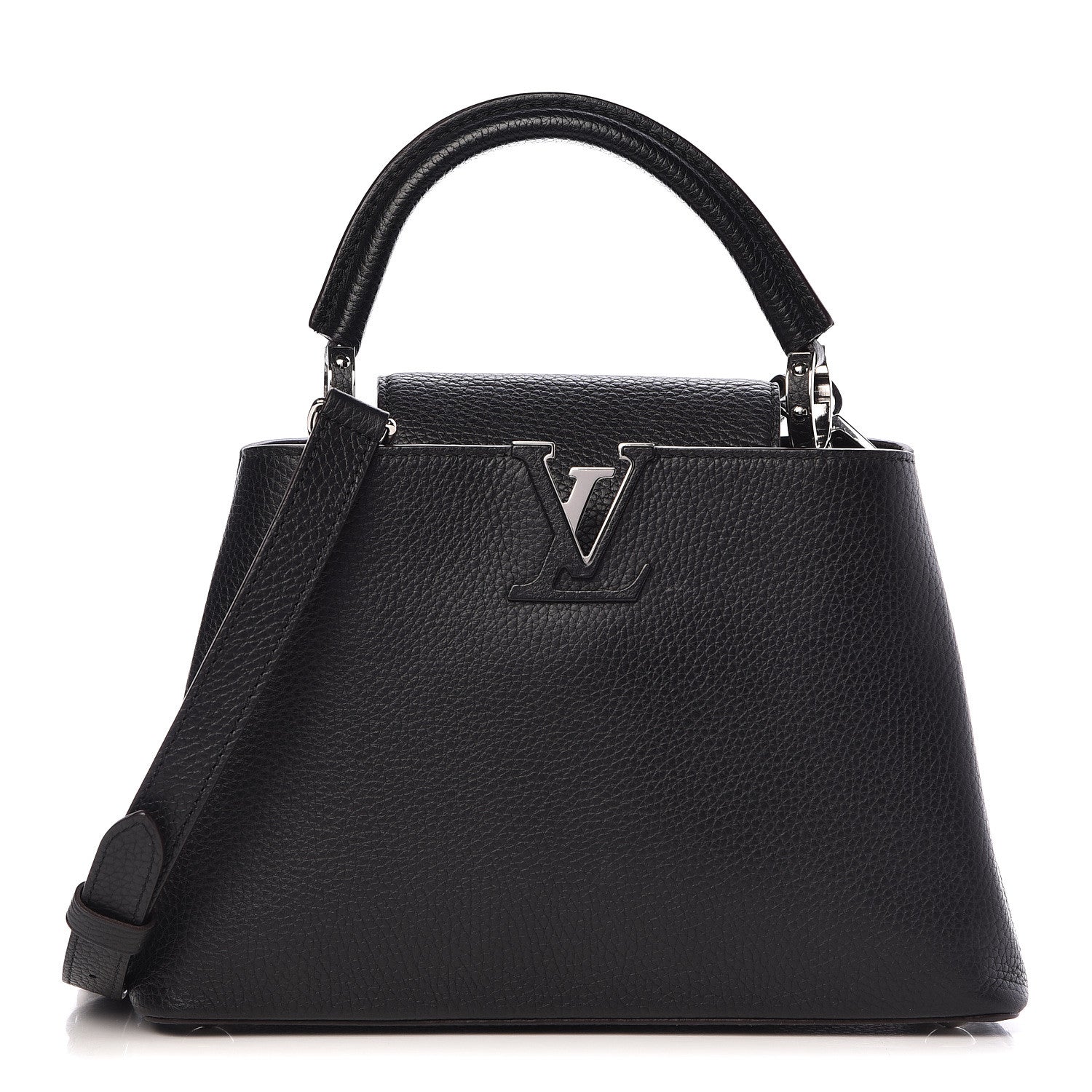 Louis Vuitton Taurillon Capucines BB Black 1 of 9