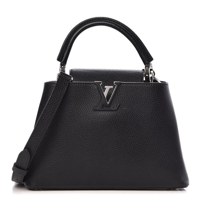 Louis Vuitton Taurillon Capucines BB Black 1 of 9