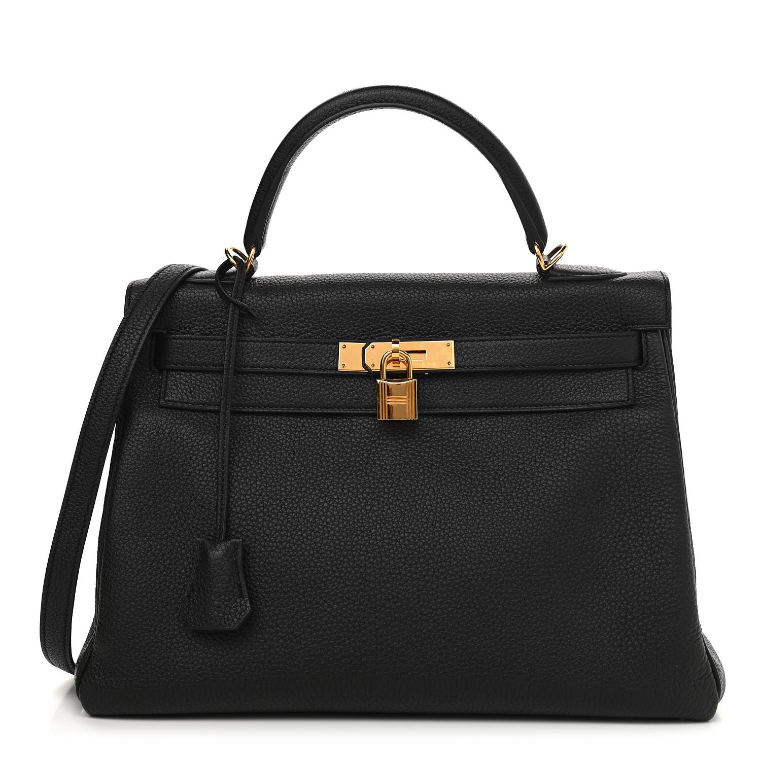 Hermes Togo Kelly Retourne 32 Black 1 of 14