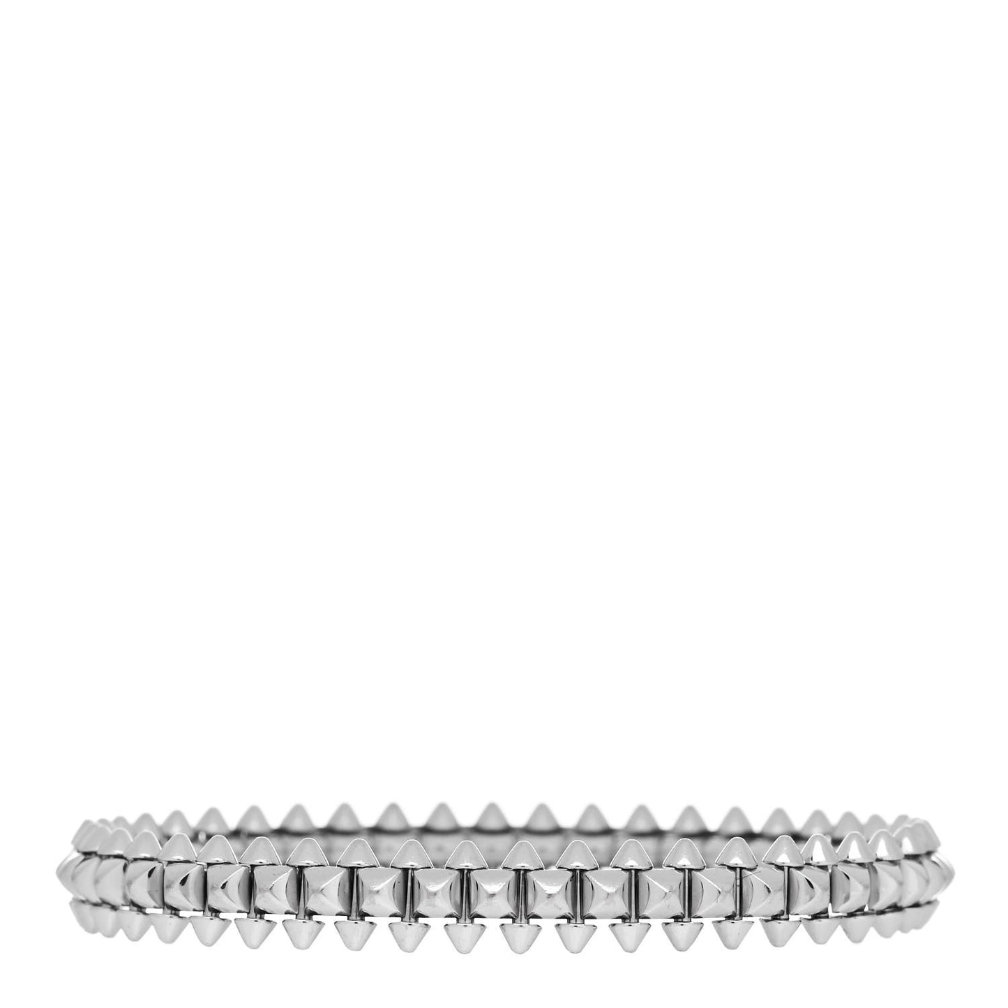 18K White Gold Medium Clash De Cartier Bracelet 16