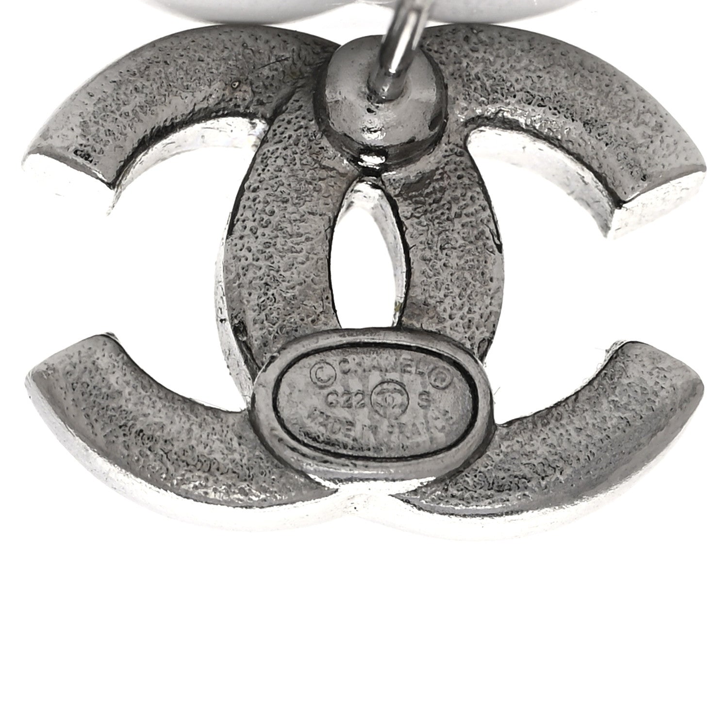 Chanel Ruthenium Crystal CC Earrings Multicolor 4 of 4