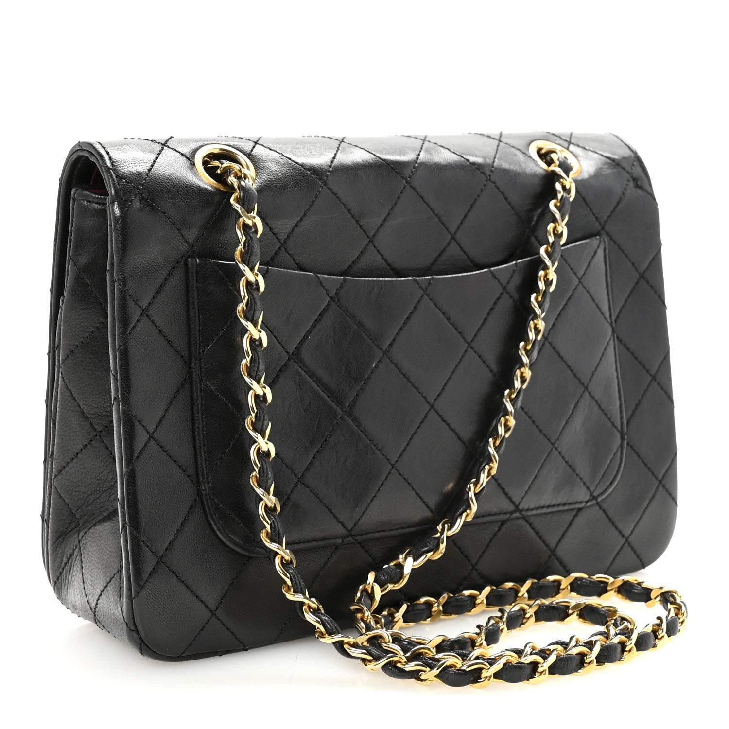 Chanel Lambskin Quilted Small Single Flap Black 3 of 11