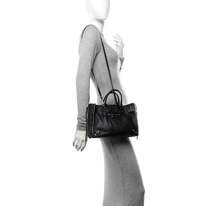 Balenciaga Calfskin Papier Mini A4 Tote Black 2 of 15