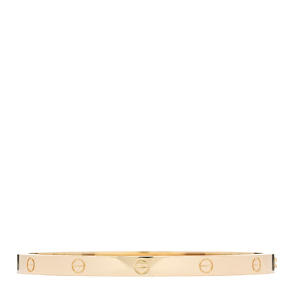 Cartier 18K Yellow Gold Medium LOVE Bracelet 18 1 of 8