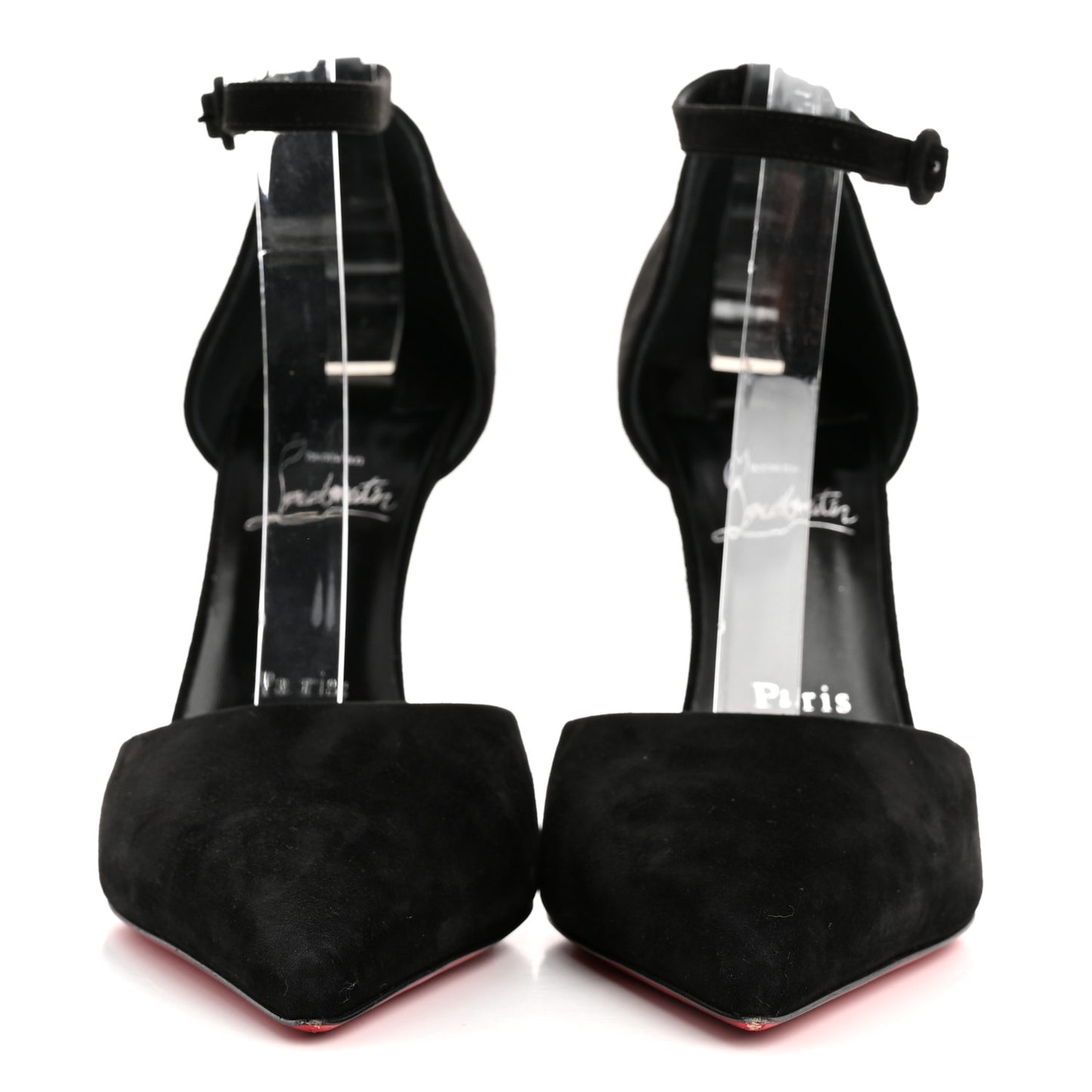 Veau Velours Astrida Bride 100 Pumps 39.5 Black