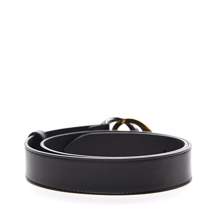 Gucci Plutone Calfskin Interlocking G 30mm Belt 75 30 Black 2 of 4