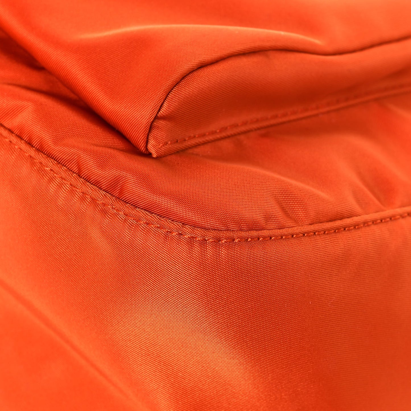 Tessuto Nylon Saffiano Messenger Bag Papaya