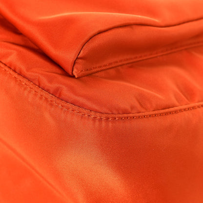 Prada Tessuto Nylon Saffiano Messenger Bag Papaya 9 of 12