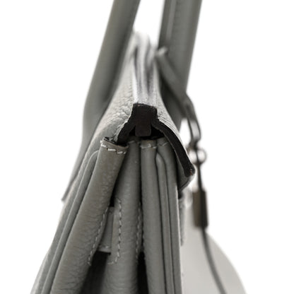 Hermes Togo BIRKIN 30 Gris Mouette 12 of 13