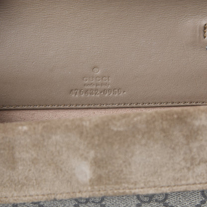 Gucci GG Supreme Monogram Super Mini Dionysus Shoulder Bag Taupe 6 of 11