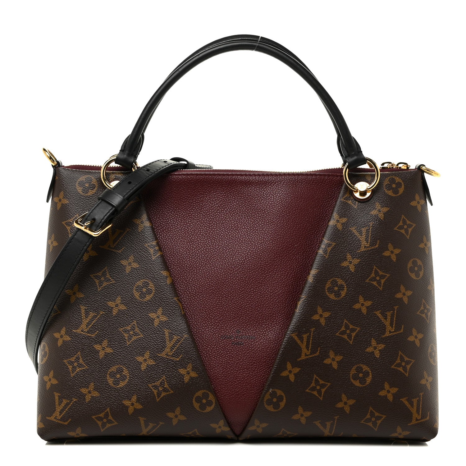 Louis Vuitton Monogram V Tote MM Bordeaux 1 of 15