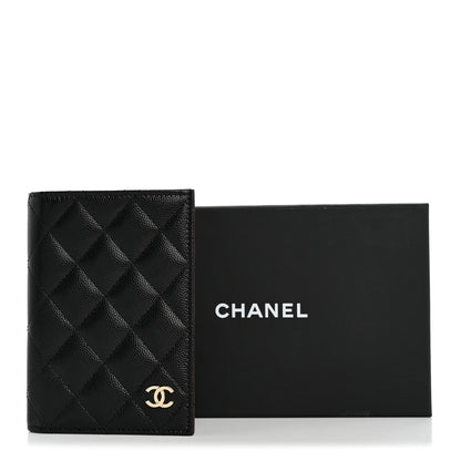 Chanel Caviar Quilted Passport Holder Black 8 of 8