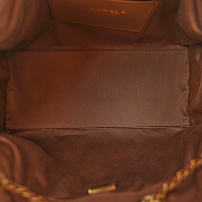 Chanel Caviar Quilted Small Chanel 25 Handbag Brown 5 of 10