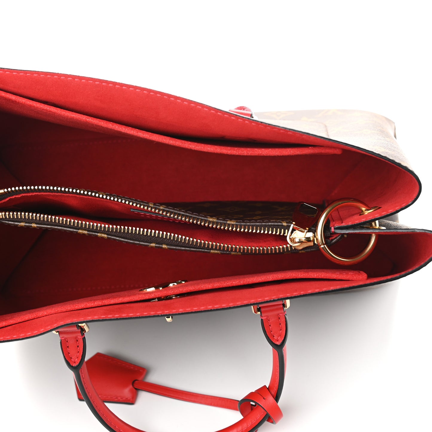 Monogram Flower Tote Coquelicot