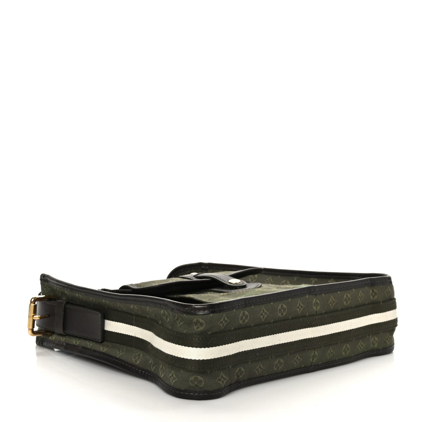 Mini Monogram Besace Mary Kate Kaki