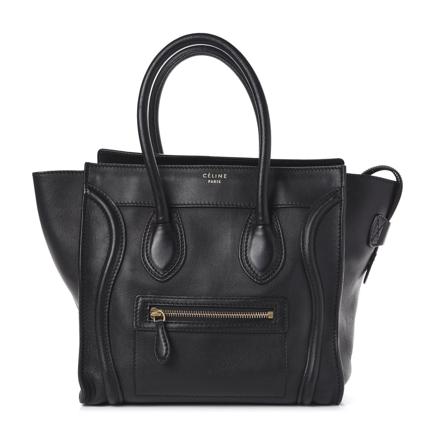 Smooth Calfskin Micro Luggage Black