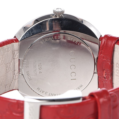 Gucci Stainless Steel Calfskin 36mm U-Play Quartz Watch Red 6 of 11
