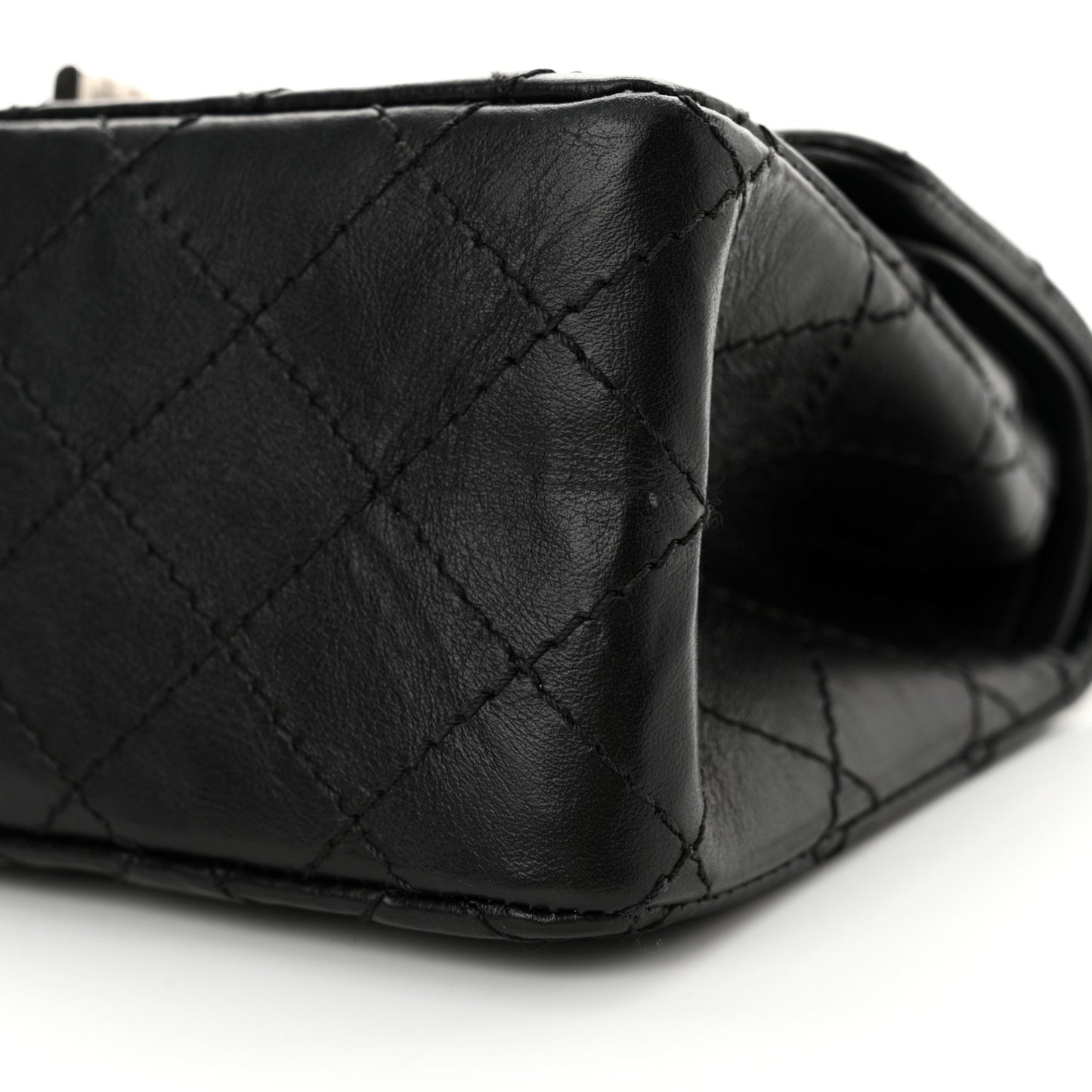 Aged Calfskin Lucky Charms 2.55 Reissue 224 Flap Black