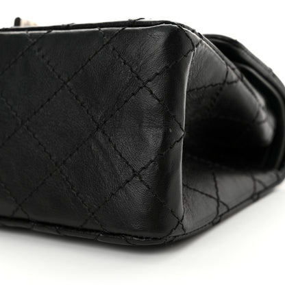 Chanel Aged Calfskin Lucky Charms 2.55 Reissue 224 Flap Black 10 of 12