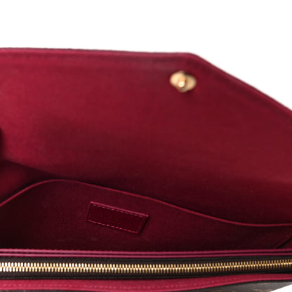Louis Vuitton Monogram Pochette Felicie Chain Wallet Fuchsia 4 of 4