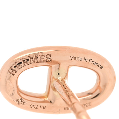 Hermes 18K Rose Gold TPM Farandole Stud Earrings 4 of 5