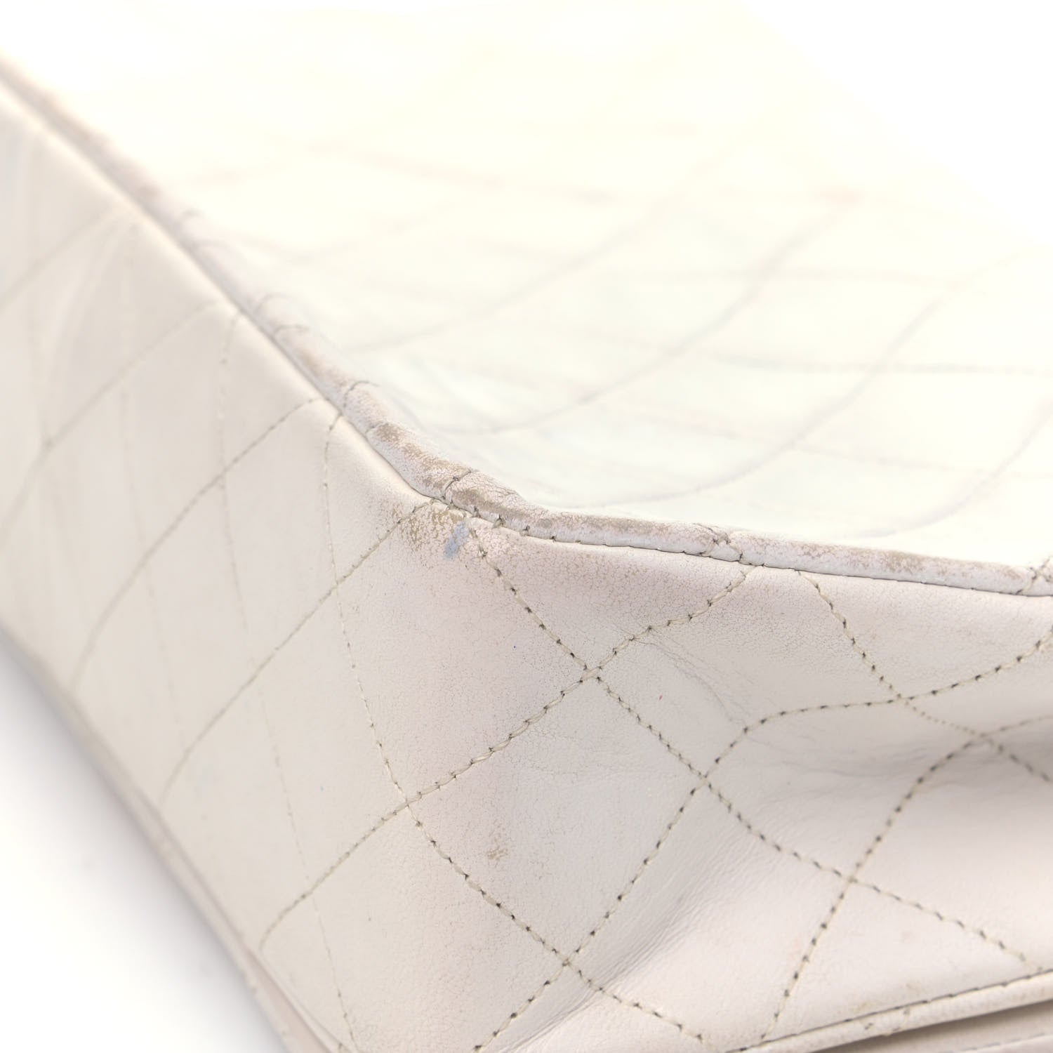 Chanel Lambskin Quilted Small Single Flap White 5 of 10