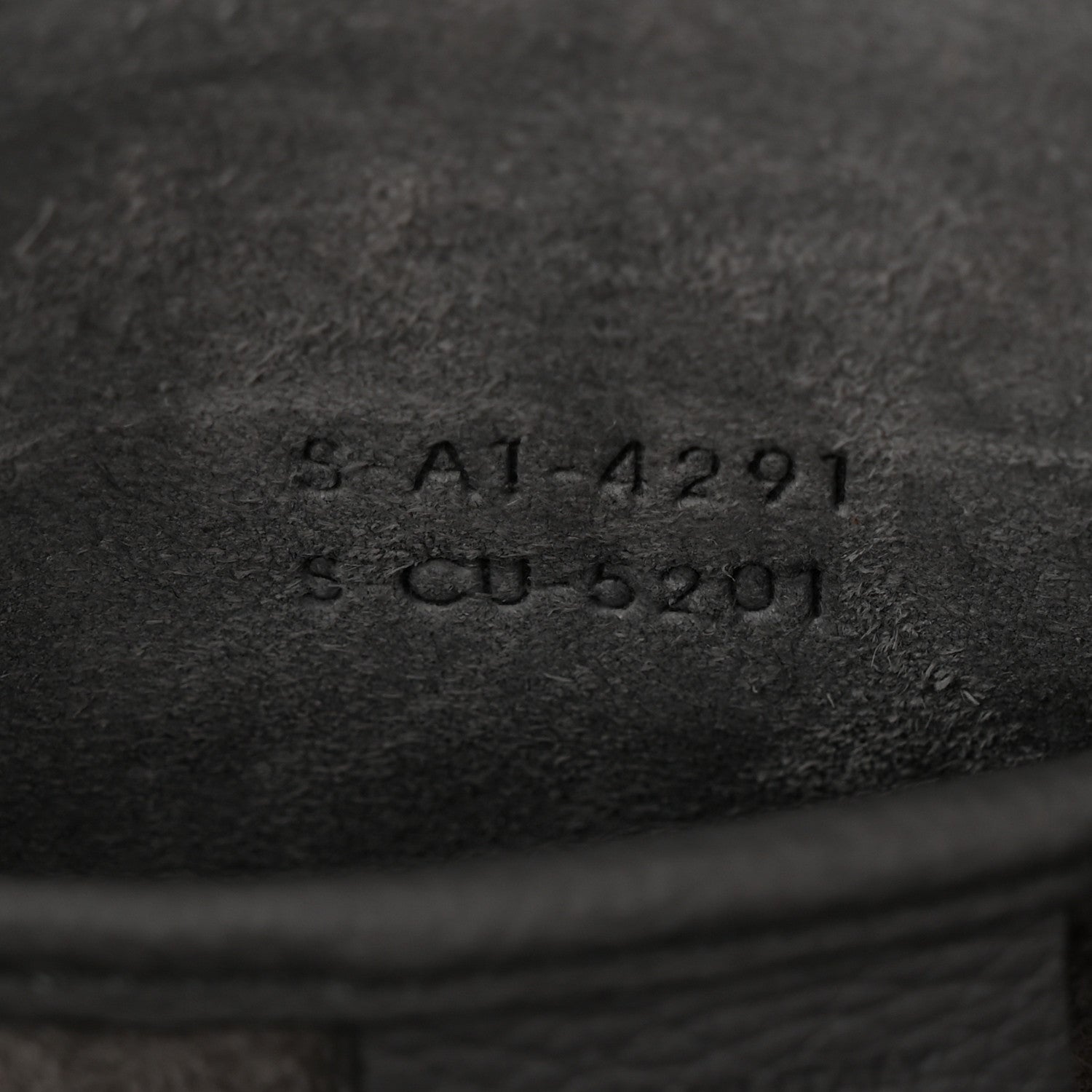 Celine Drummed Calfskin Nano Luggage Kohl 8 of 11