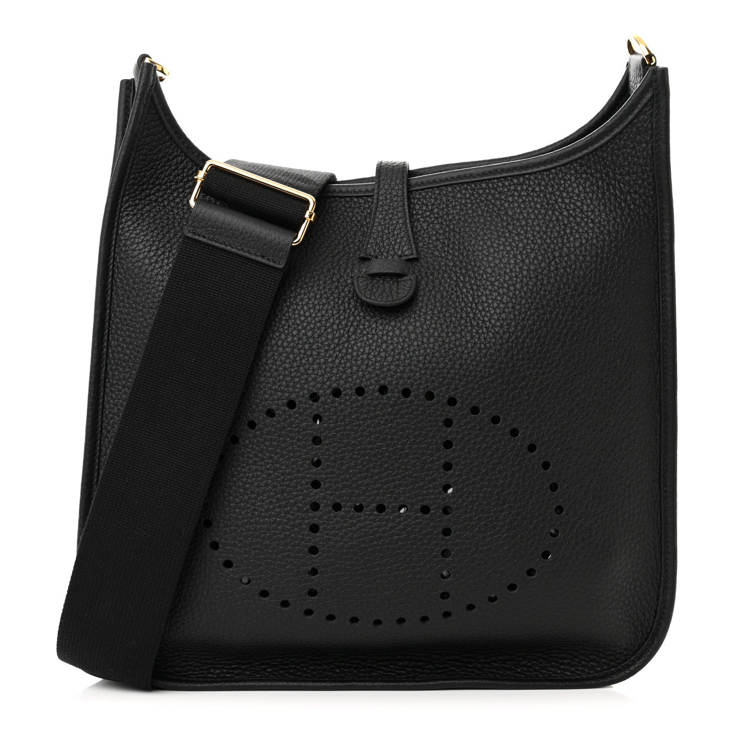 Hermes Taurillon Clemence Evelyne III PM Black 6 of 10