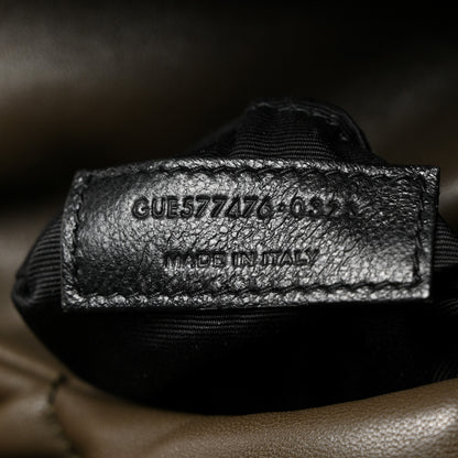 Saint Laurent Lambskin Quilted Small Loulou Puffer Monogram Chain Satchel Dark Ganache 7 of 10