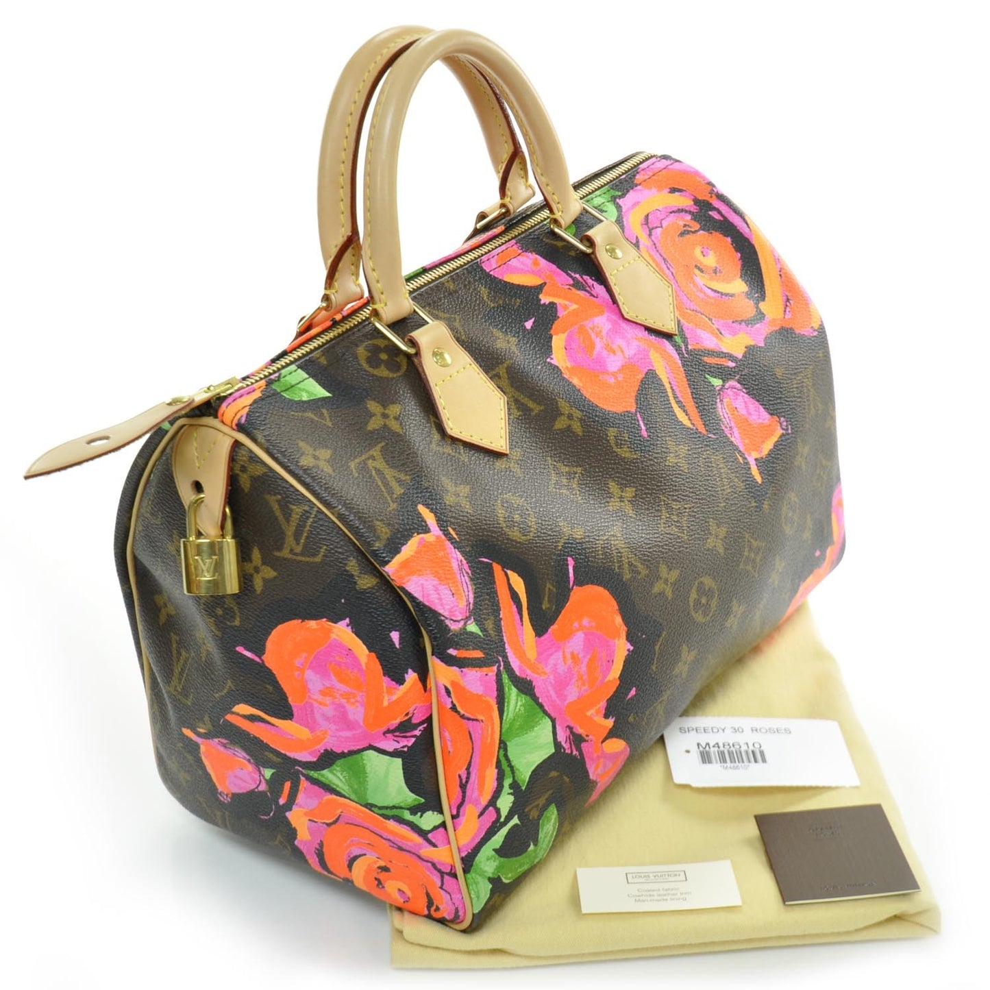 Monogram Roses Speedy 30