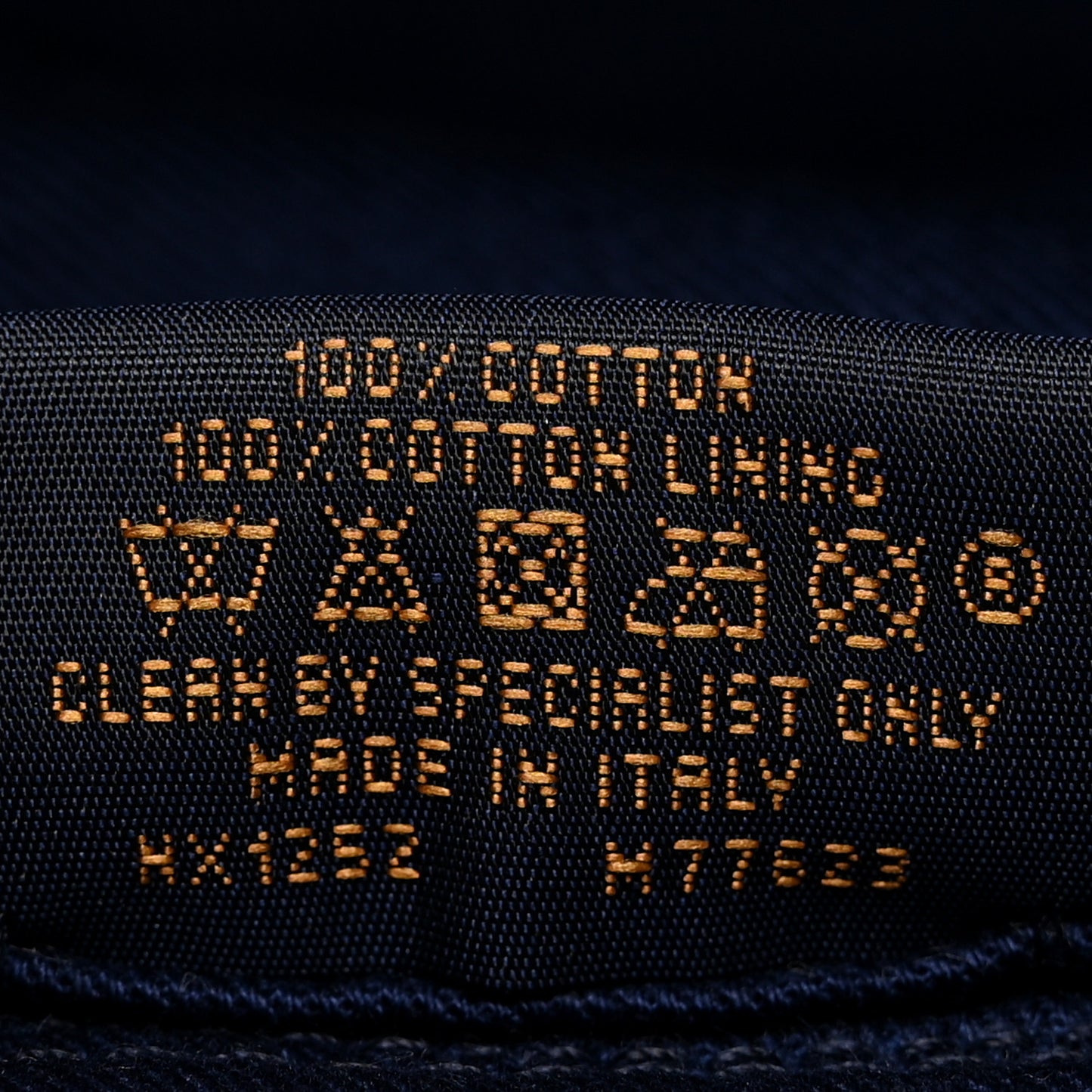 LV Graphical Reversible Bucket Hat L Blue