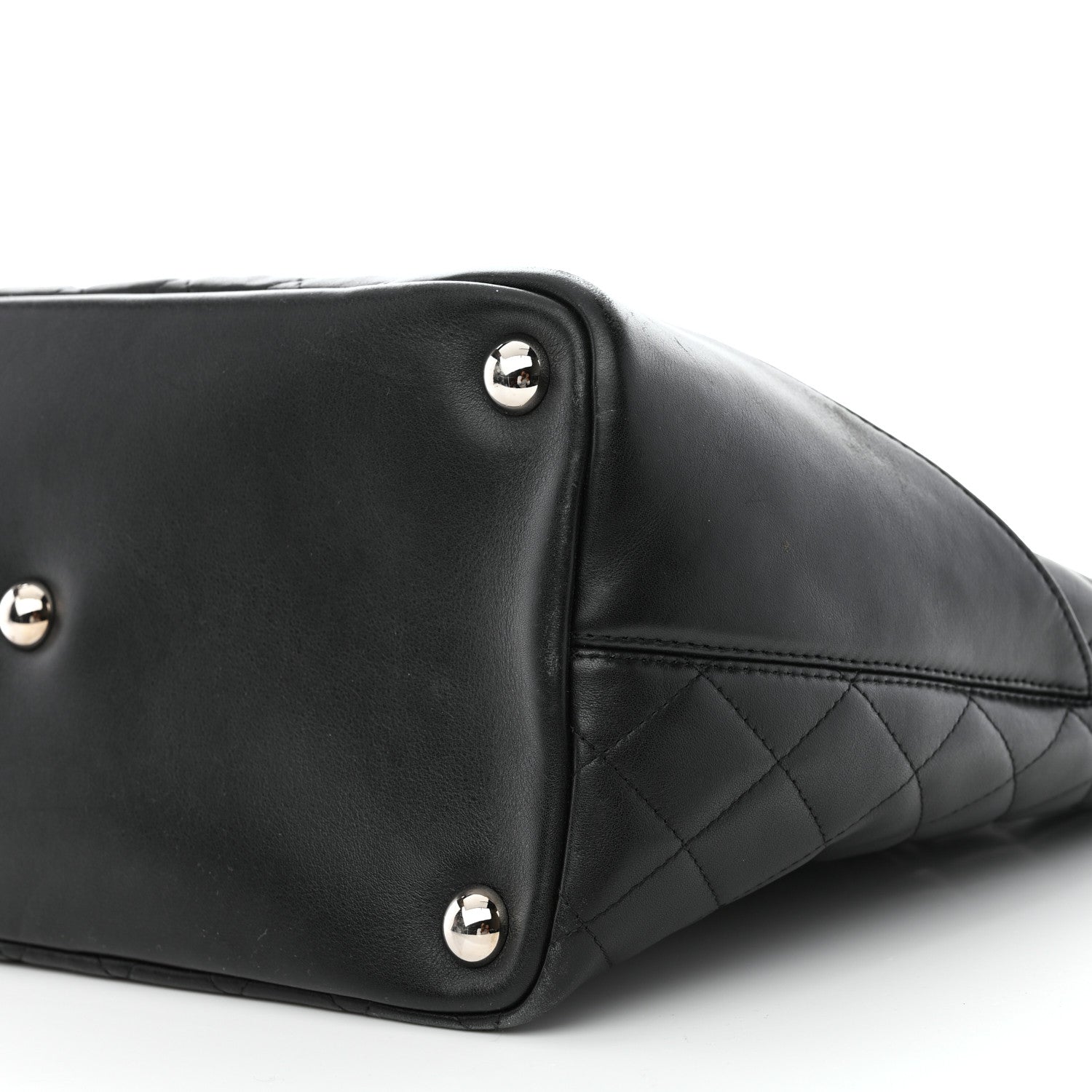 Chanel Calfskin Quilted Large Cambon Tote Black 11 of 12