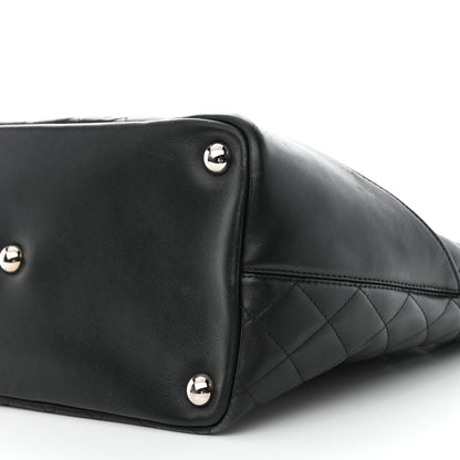 Chanel Calfskin Quilted Large Cambon Tote Black 11 of 12