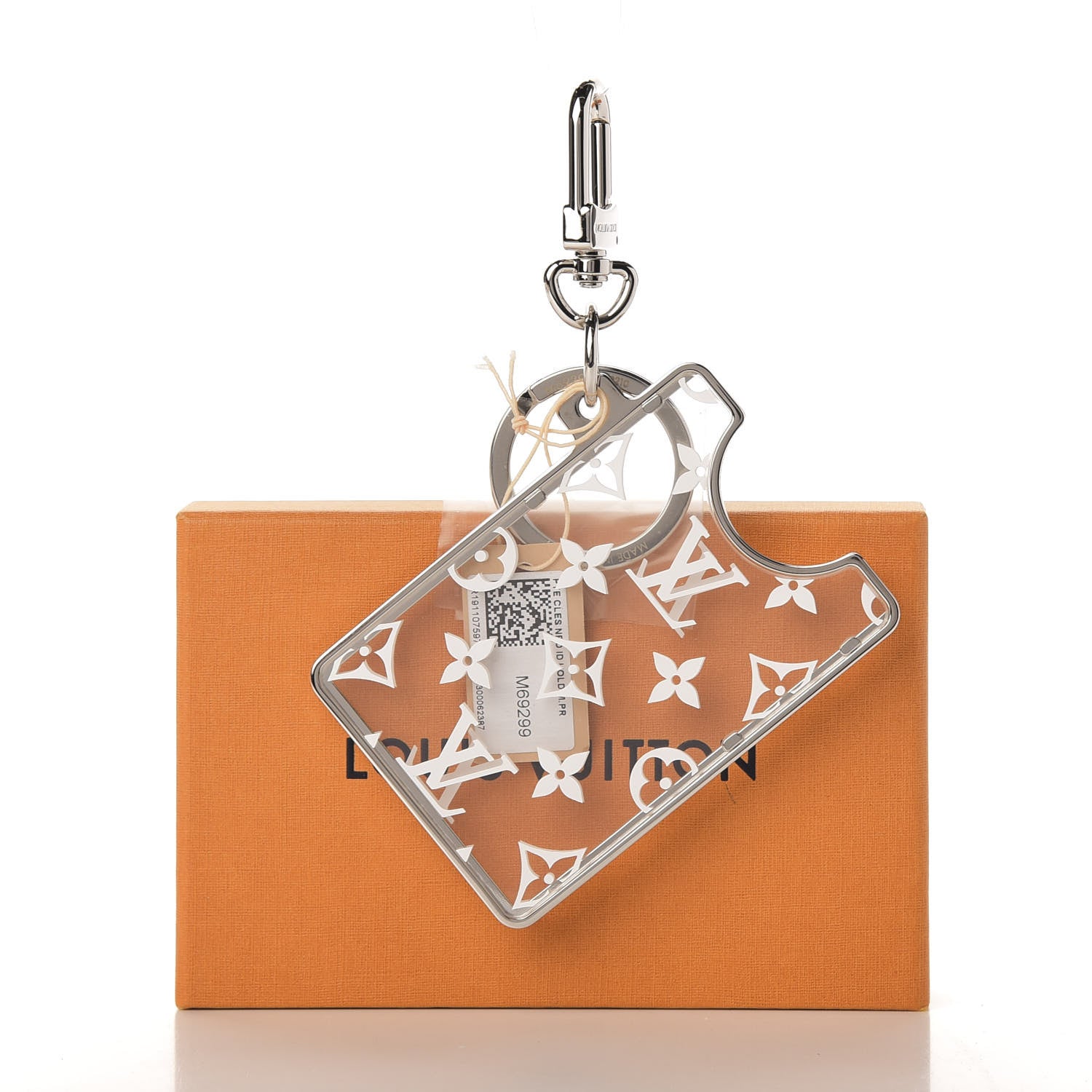 Louis Vuitton Transparent Plexiglass Prism ID Card Holder White