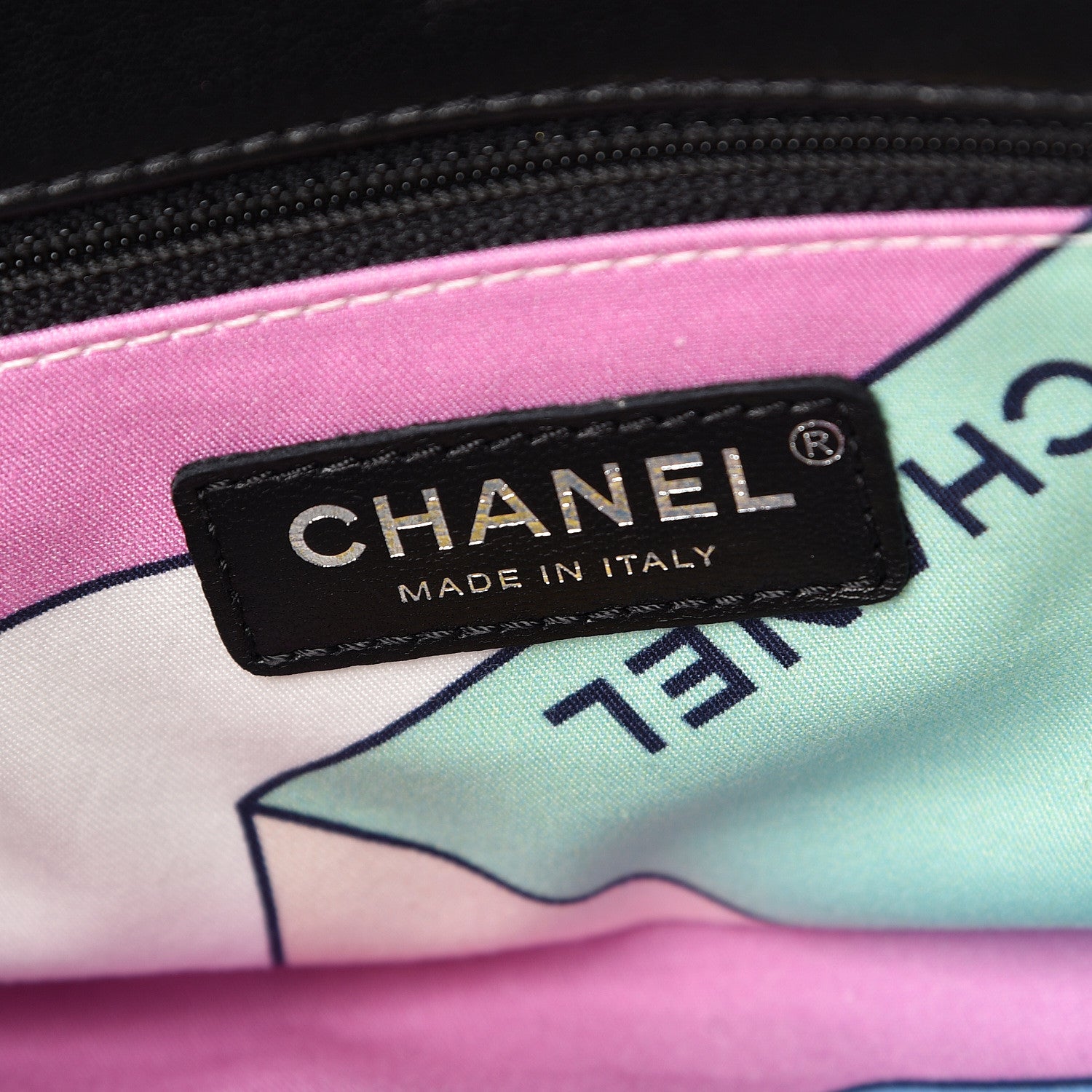 Chanel Lambskin Calfskin Mixed Fibers Quilted Medium Flap Black 6 of 11