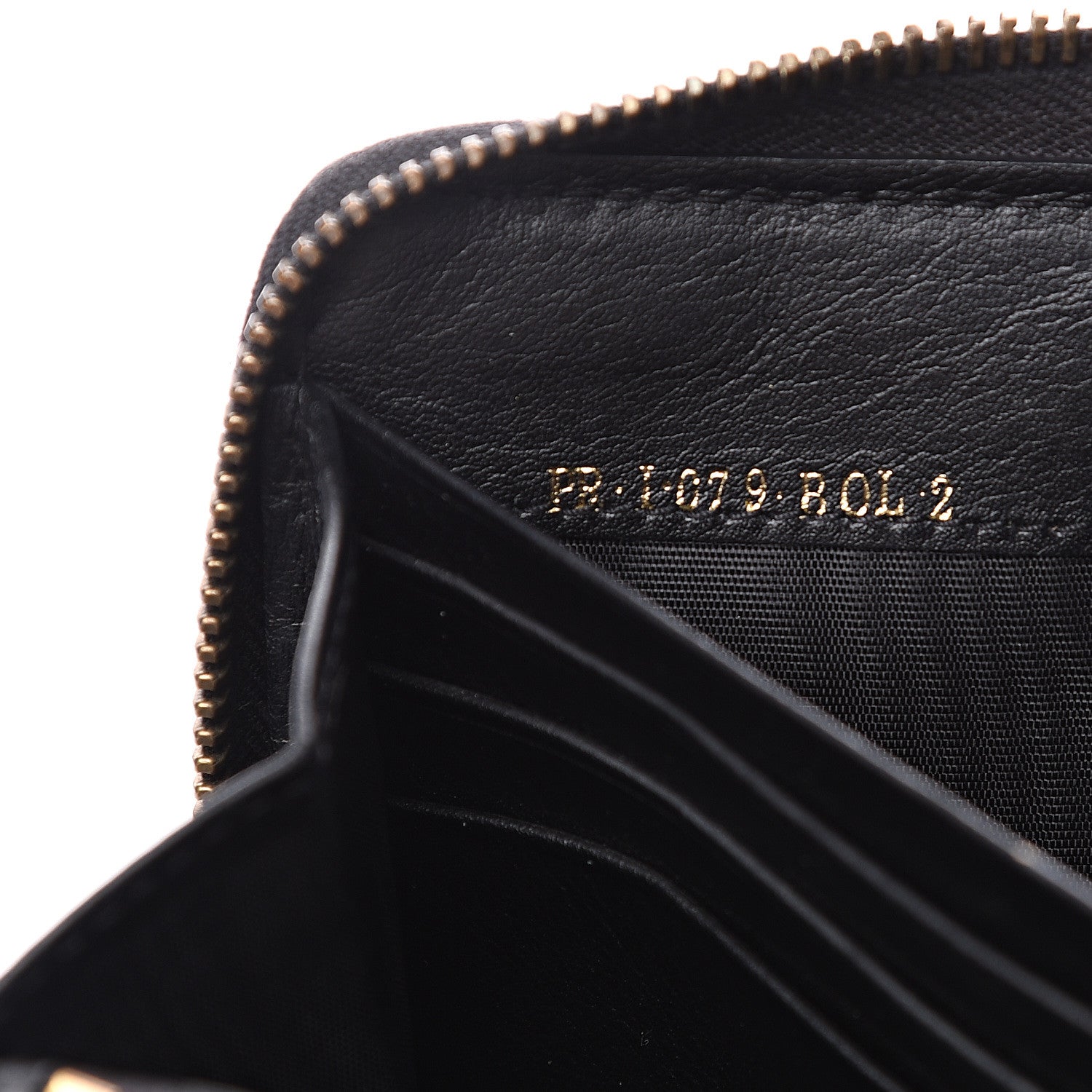 Valentino Garavani Calfskin Rockstud Zip Around Wallet Black 6 of 14