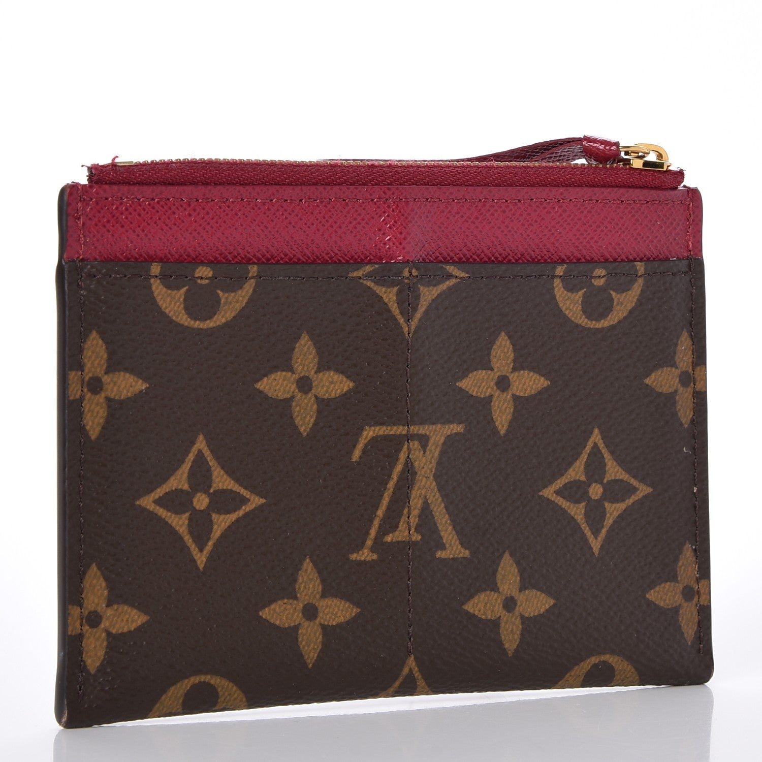 Louis Vuitton Monogram Zipped Card Holder Fuchsia 3 of 6