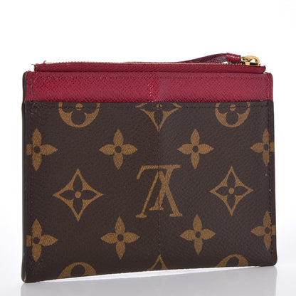 Louis Vuitton Monogram Zipped Card Holder Fuchsia 3 of 6