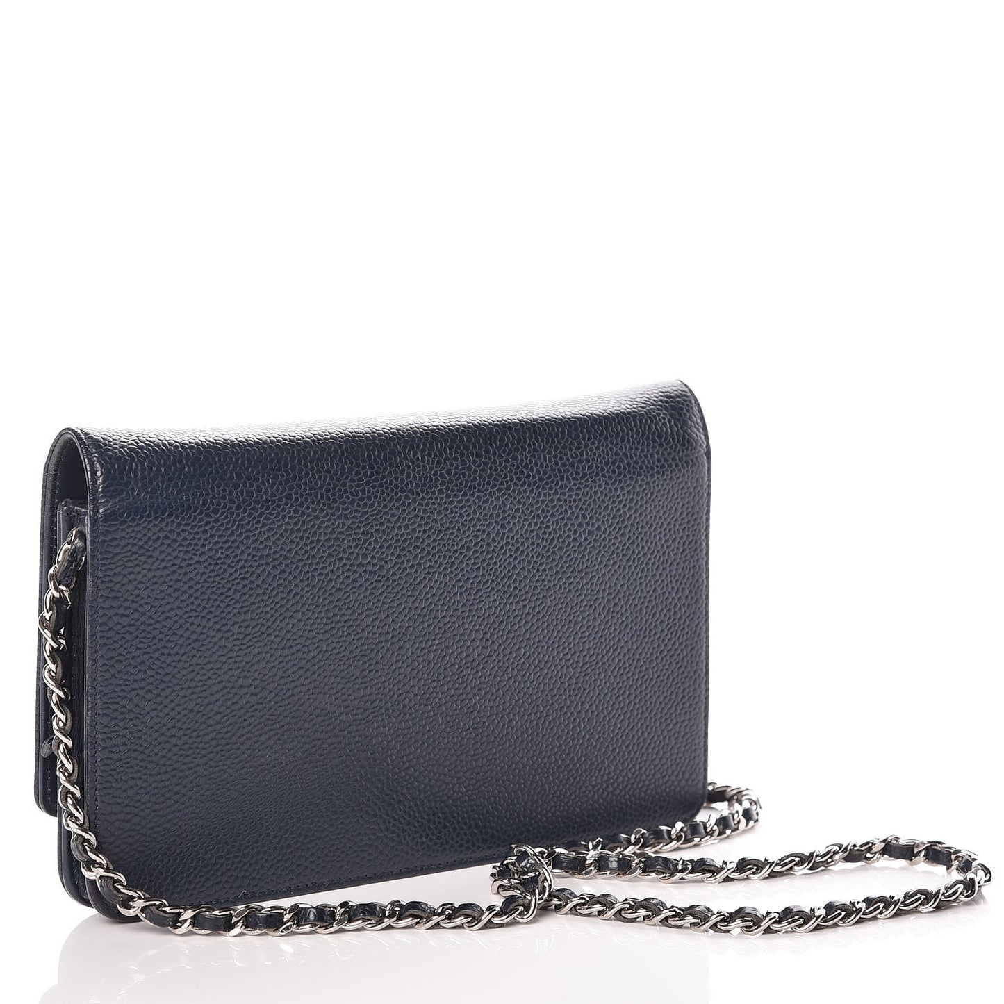 Caviar Timeless CC Wallet On Chain WOC Navy Blue