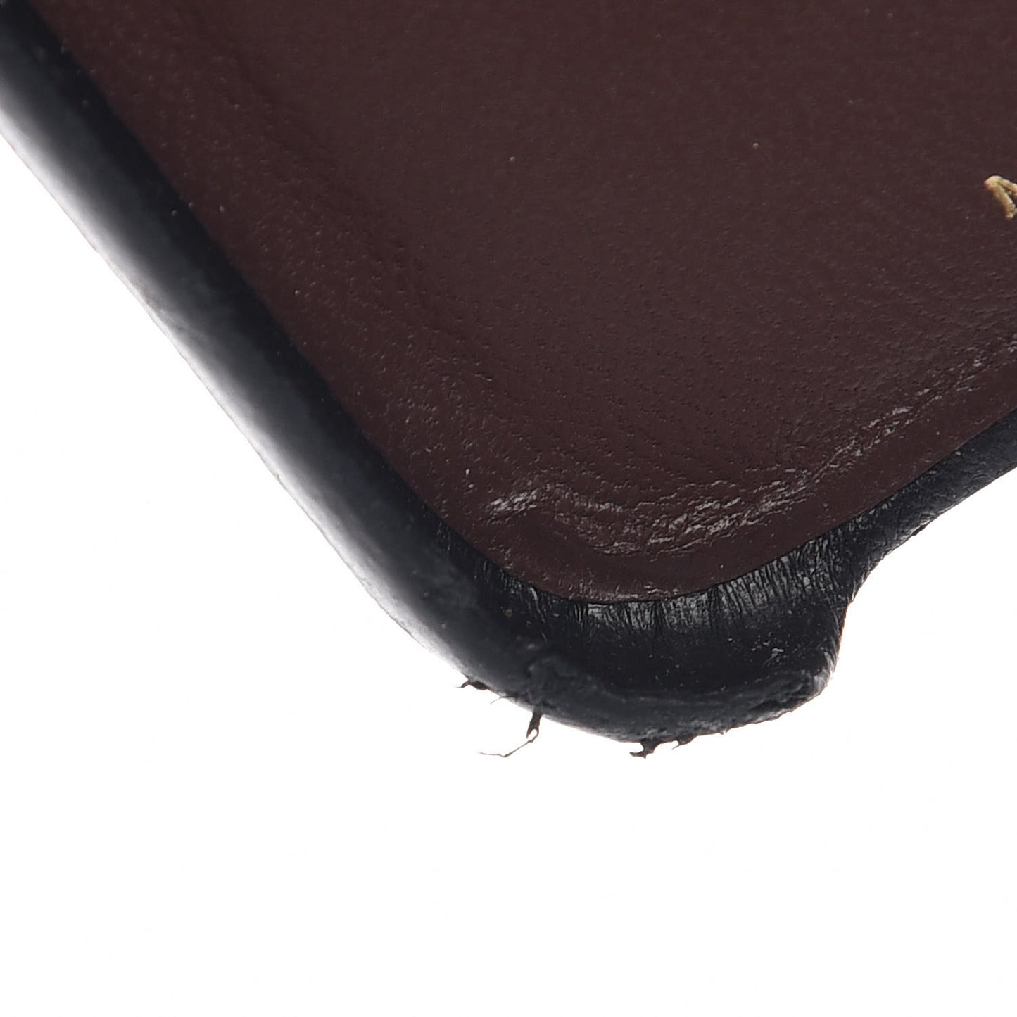 Lambskin Quilted iPhone X Case Black