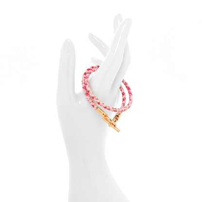 Hermes Silk Astrologie Nouvelle Glenan Double Tour Bracelet T1 2 of 5