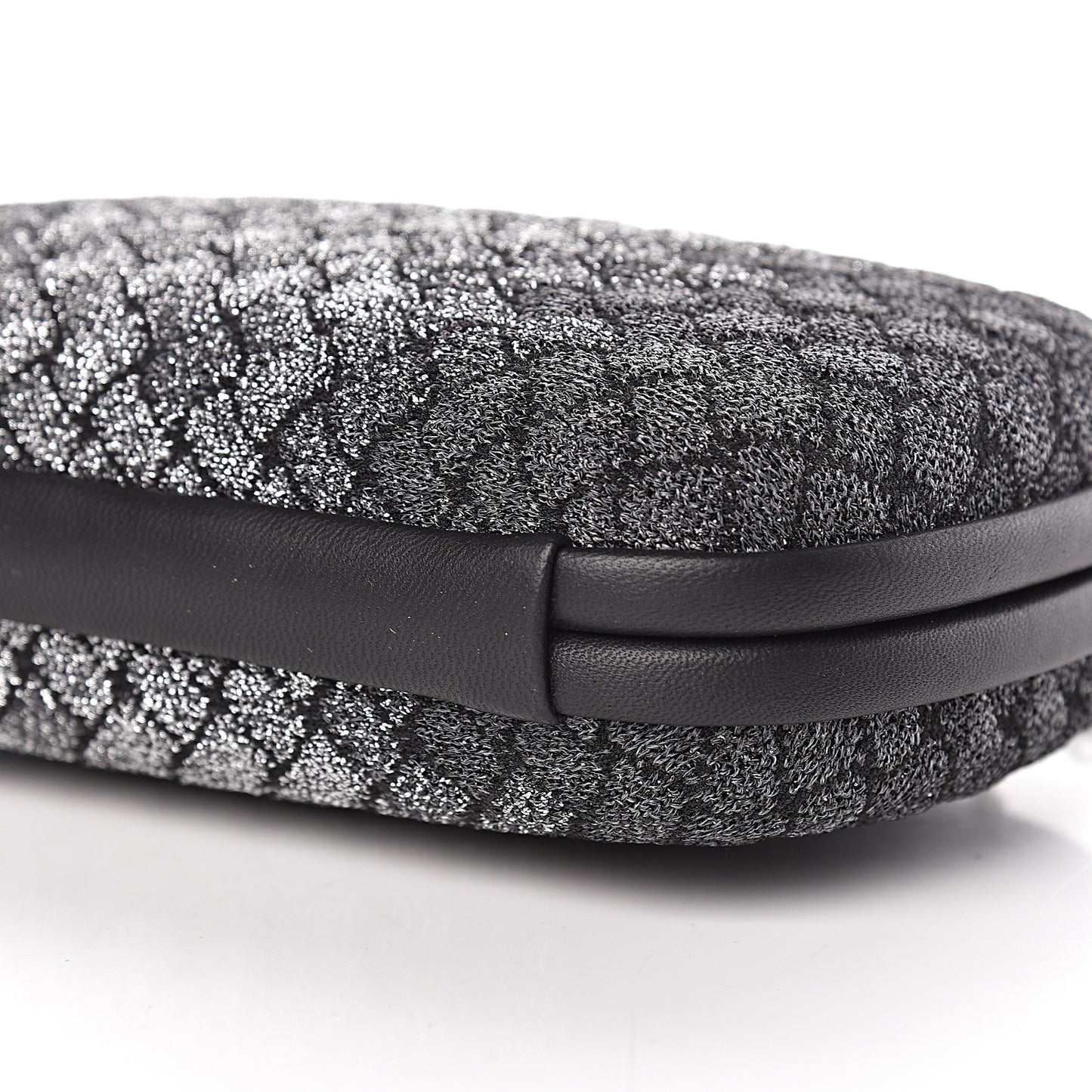 Lurex Intrecciato Chain Knot Clutch